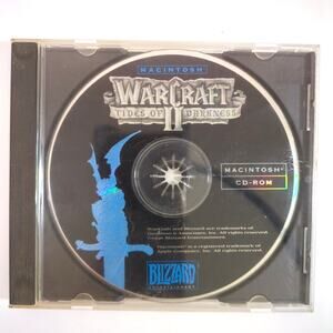 Warcraft II Tides of Darkness Macintosh CD-ROM Video Game RTS Fantasy